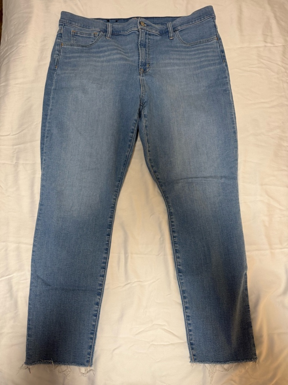 GAP Light Blue Cropped Ankle Jeans
